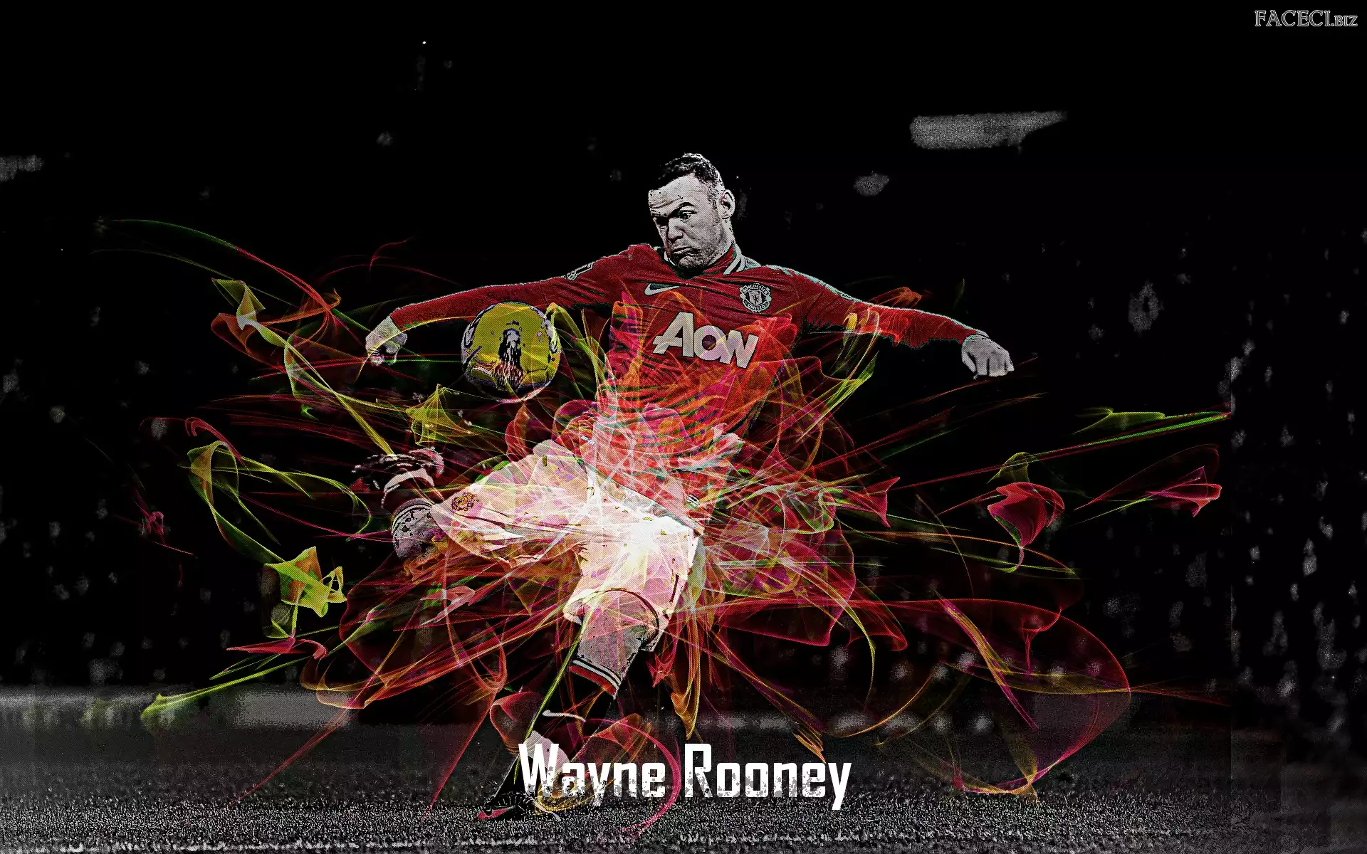 Piłka Nożna, Mu, Wayne Rooney, Piłkarz, Czerwone Diabły, Manchester United, Rooney, Red Devils